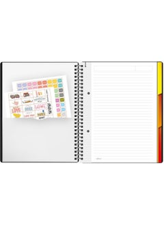 Le Color Elegance A4 Notebook Lined 160 Page Spiral  - Image 3