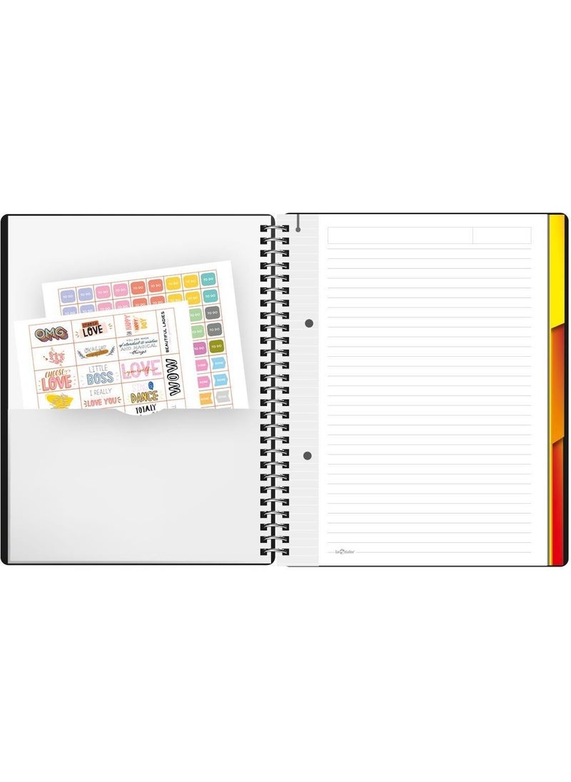 Le Color - Elegance A4 Notebook Lined 160 Page Spiral - Image 1