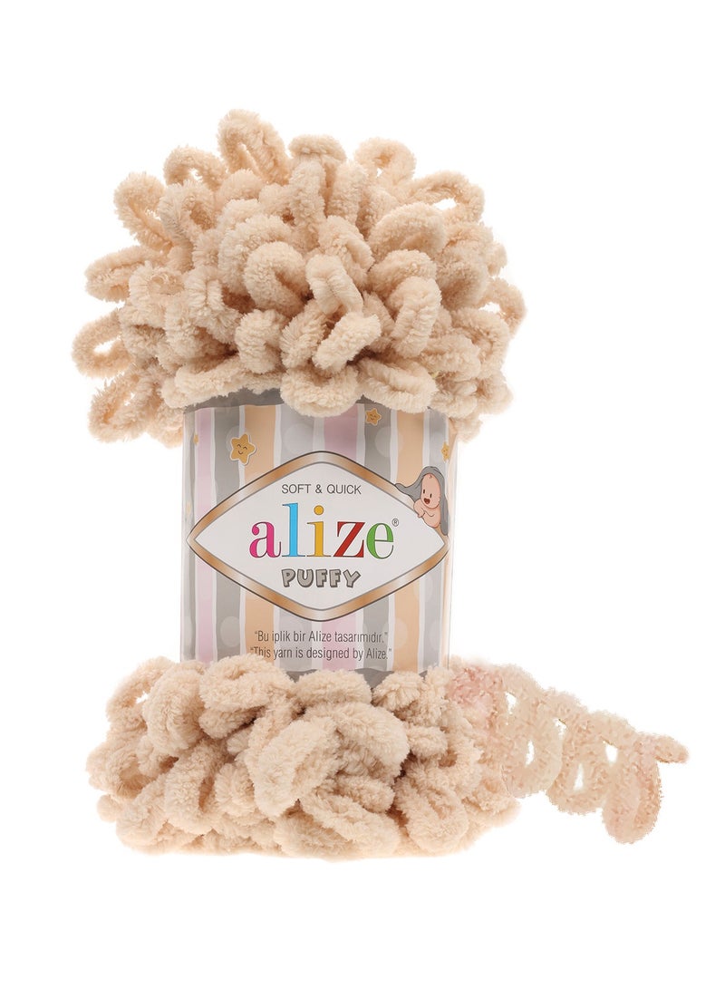 Alize Yarns خيوط أليز بافي – خيط للحياكة بدون إبر – اللون 310 - Image 1