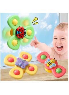ESSEN 3pcs Suction Cup Fidget Spinner Toy For Baby Toddler Kids  - Image 4