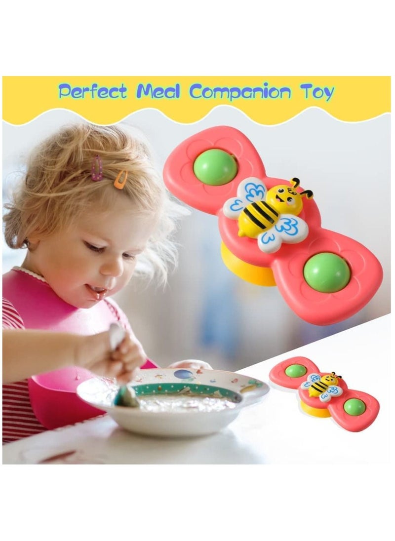 ESSEN 3pcs Suction Cup Fidget Spinner Toy For Baby Toddler Kids  - Image 5