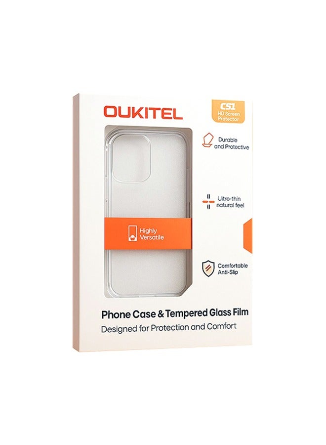 Oukitel C51 (2-Pack) Privacy Screen Protector 6.8 Inch HD and Transparent Protective Cover