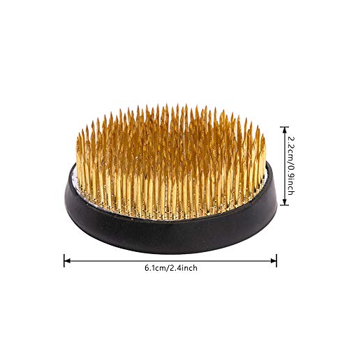 Groupcow 2pcs Flower Frog Round Holder for Arrangements 2.4" Inch - Image 2