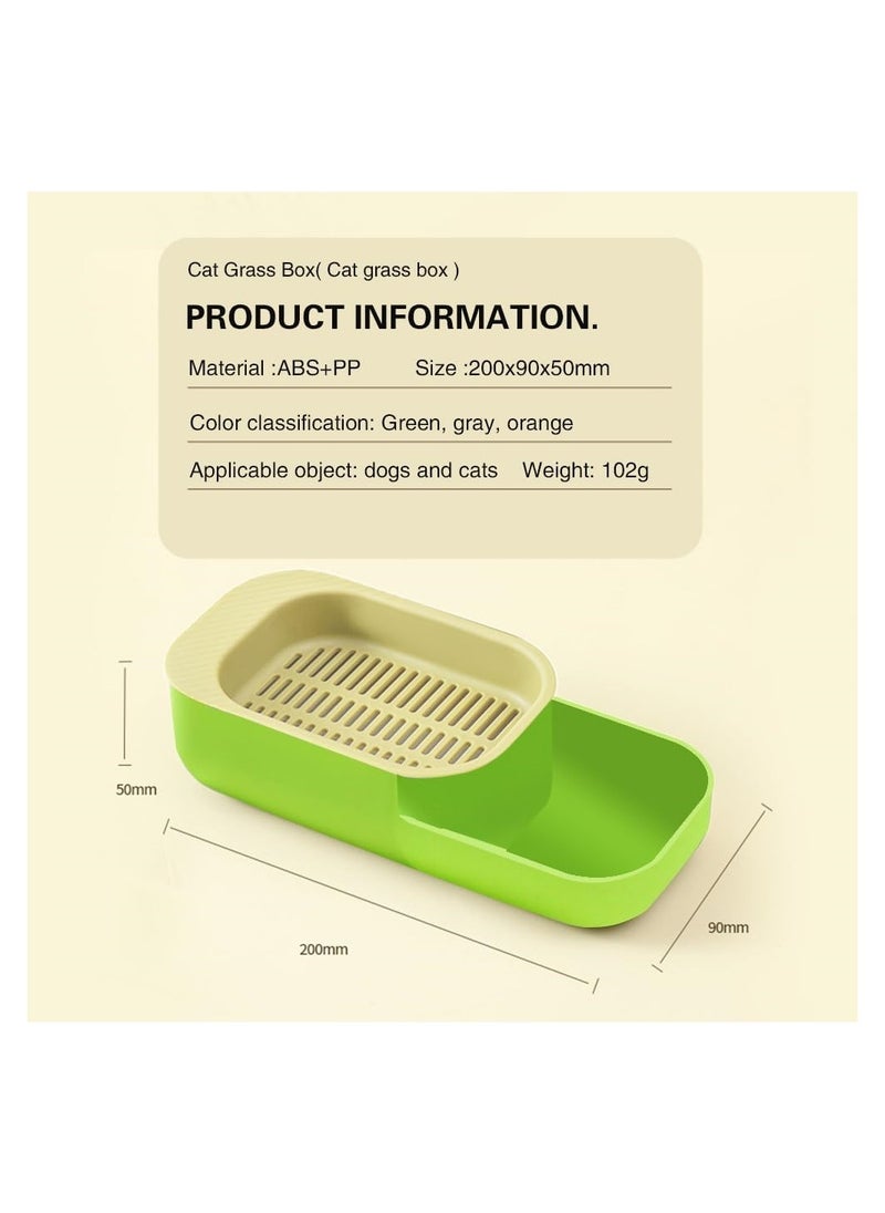 DMG TECH - Cat Grass, New Potted Wheat Seed for Cat Grass Cultivation with Soilless Water Culture and Multi functional Aid in Digestion of Cat Snacks, Natural Hairball Control and Digestion Remedy for Cats - Image 1