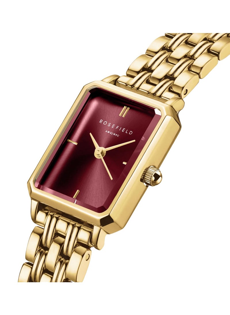 RoseField Women's Octagon XS Burgundy Dial Stainless Steel Watch OBGSG-O83  - Image 2