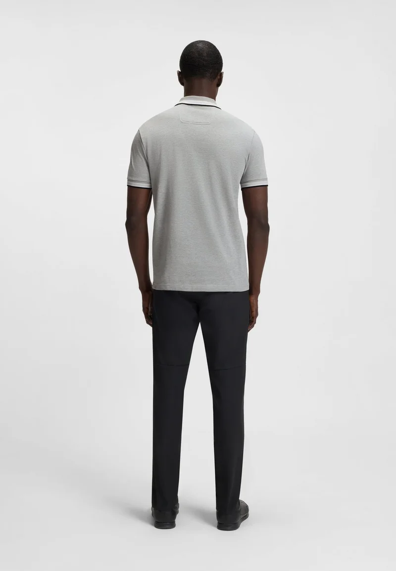 BOSS Paddy polo shirt in cotton piqué with logo undercollar