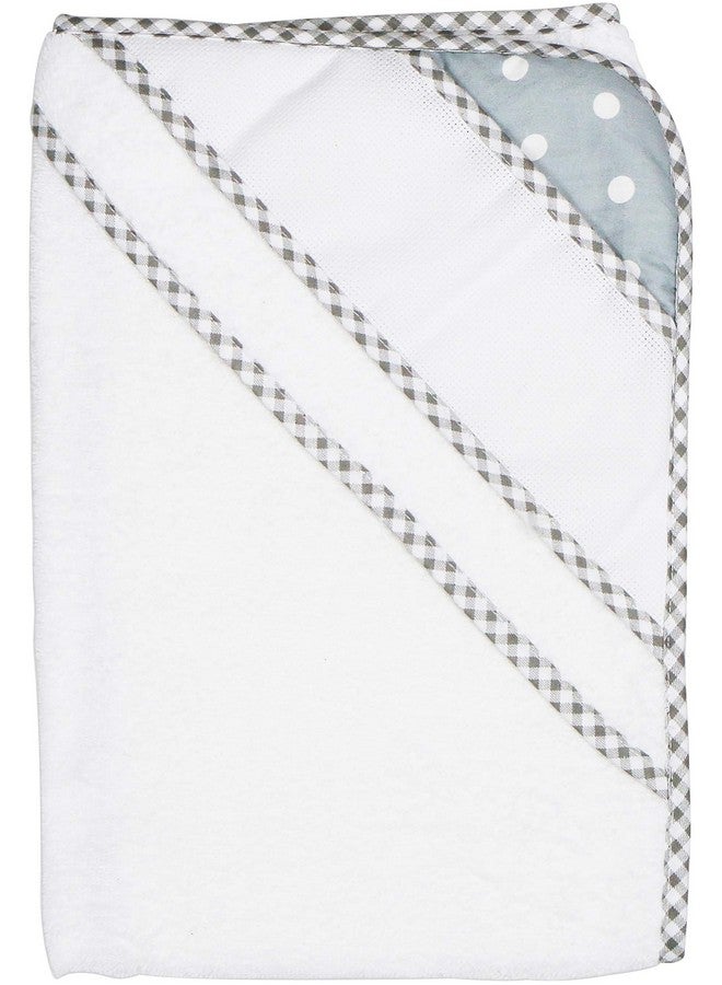 DMC GREY DOTS -HOODED BABY TOWEL