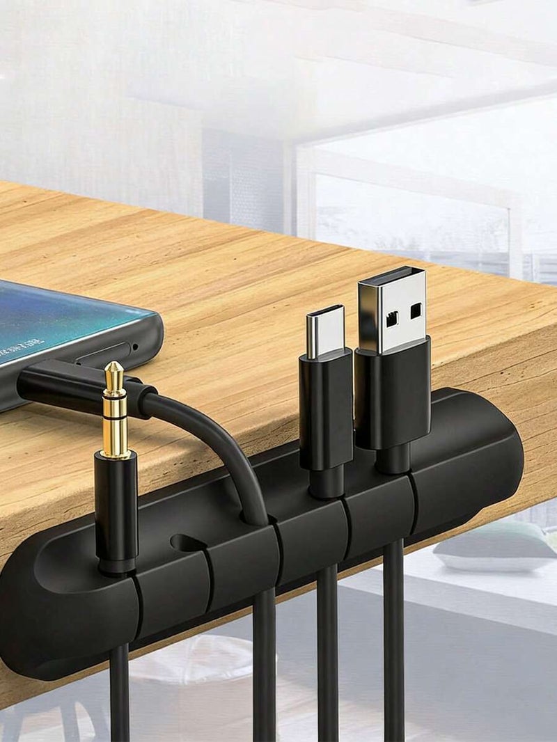 One-Piece Desk Cable Management Organizer - Size S - Image 1