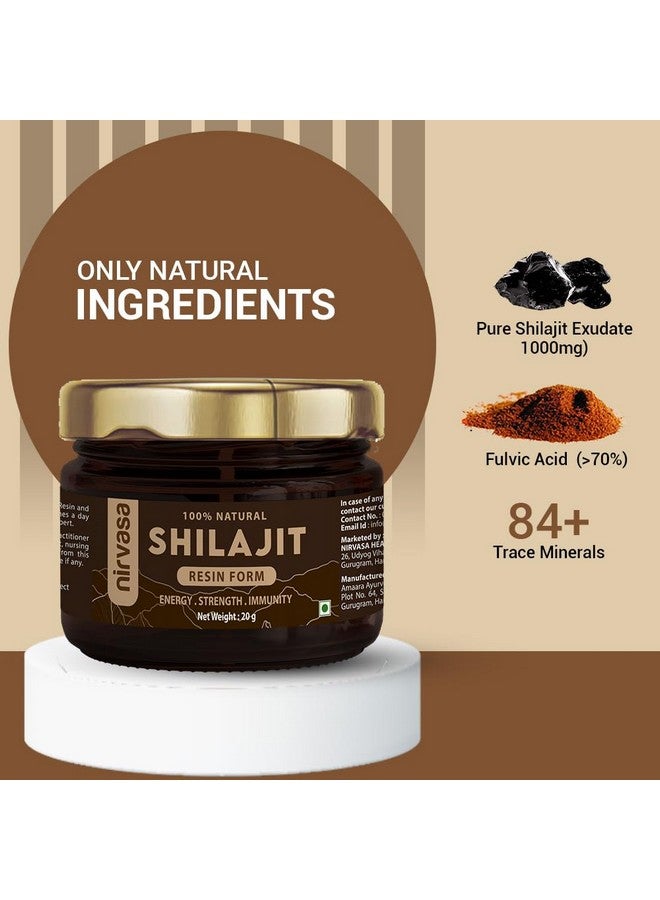Nirvasa Pure Himalayan Shilajit Resin (Pack of 1) | Boost Strength & Stamina for Men & Women | Authentic Shilajit for Vitality | Stronger Than Pills & Capsules | 200-300 mg - 1 serving twice a day - Image 5