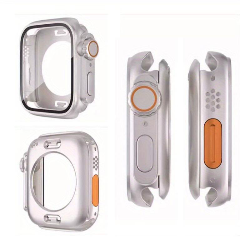 erorex For Apple Watch Series 10 46Mm Ladder Buckle Loop Nylon Watch Band With Change To Ultra 49Mm Film Pc Cover(Starlight) - Image 3