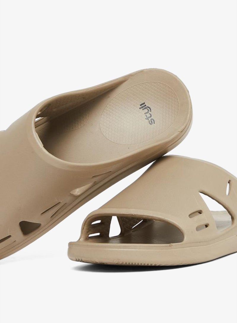 Styli Men Plain Comfort Slides - Image 3