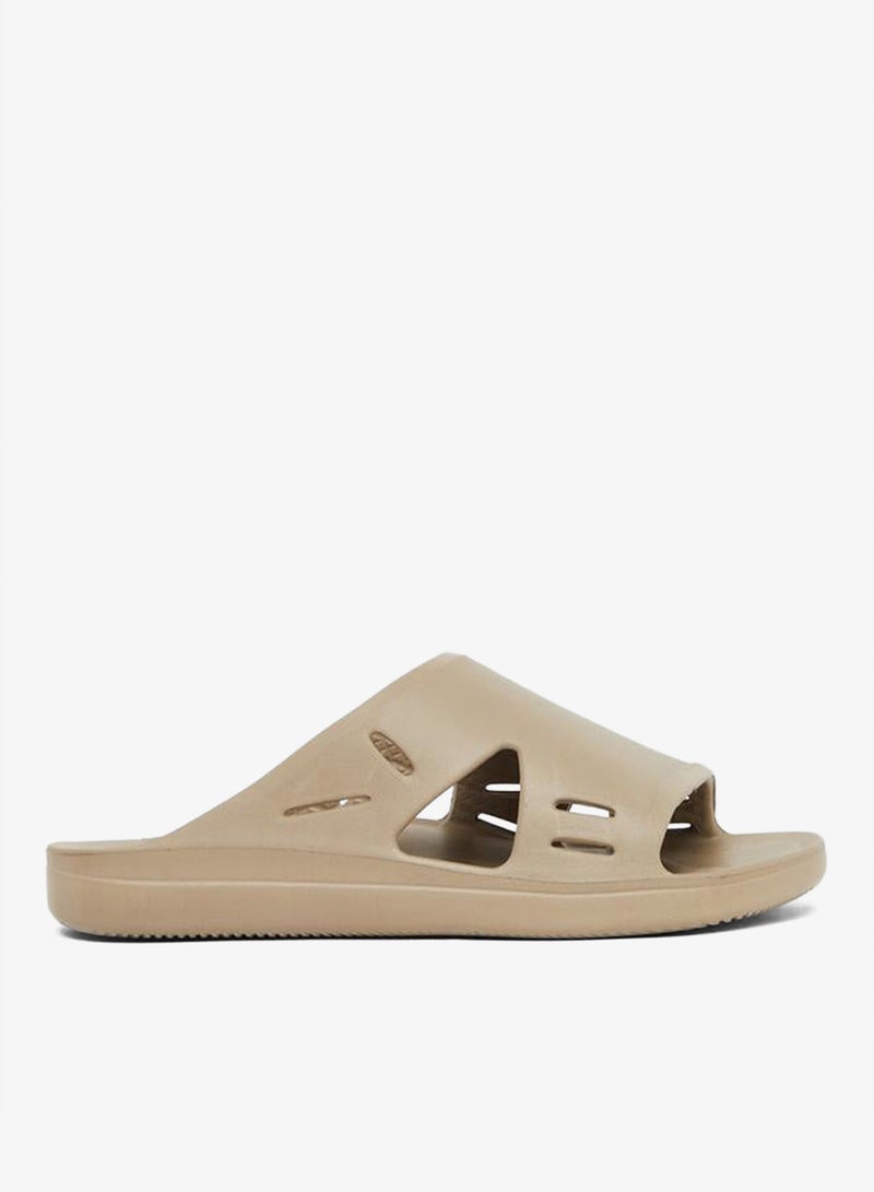 Styli Men Plain Comfort Slides - Image 1