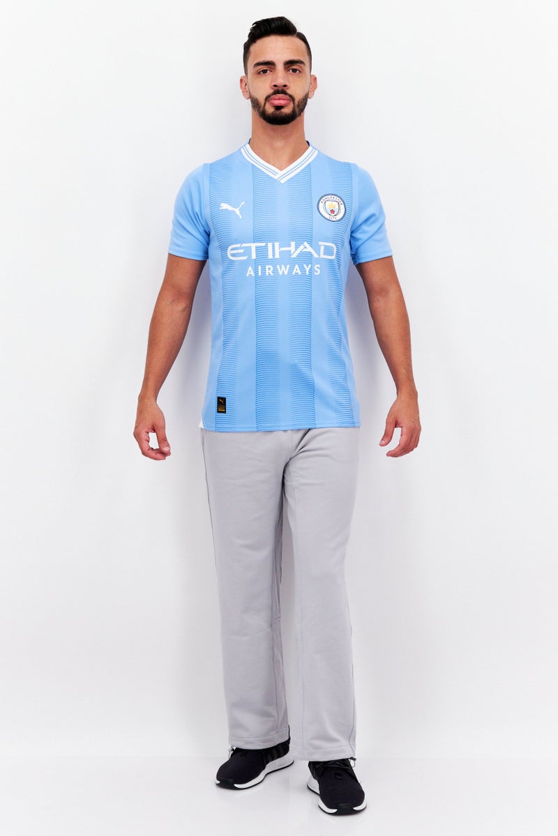 PUMA Men Sportswear Fit Manchester City Home Jersey, Light Blue - Image 3