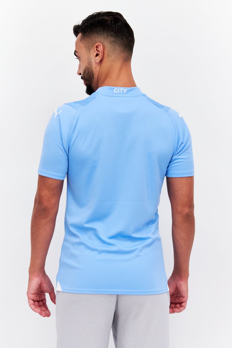 PUMA Men Sportswear Fit Manchester City Home Jersey, Light Blue - Image 4