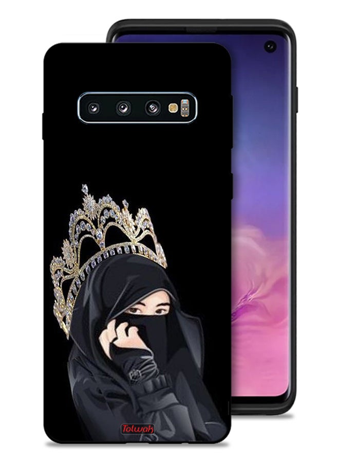 Tolwak Samsung Galaxy S10 Protective Case Cover Queen Girl - Image 1