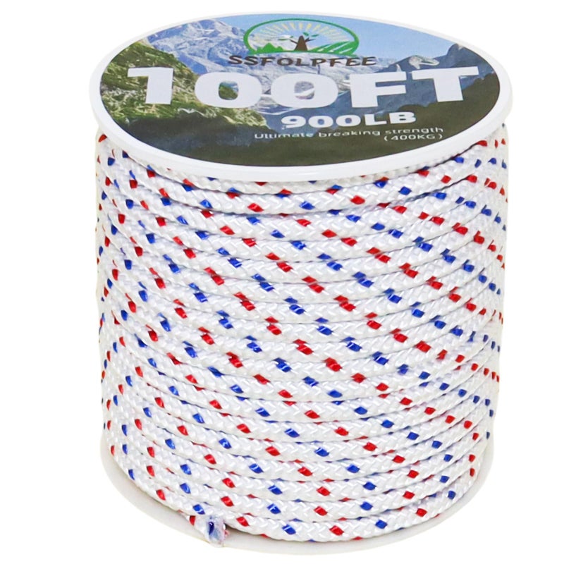SSFOLPFEE High Strength Recoil Starter Rope, 5.0mm Ã— 100FT, Heavy Duty Pull Cord for Briggs & Stratton, Honda, Generator, Lawn Mower, Snowblower - Image 2