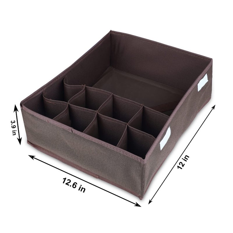 NFI essentials NFI essentials Foldable Cloth Standard Storage Box Cube Basket Bins Containers Divider with Drawers for Underwear Bras Shirt Socks Ties Scarves Homewares and Accessorie 1  - Image 4
