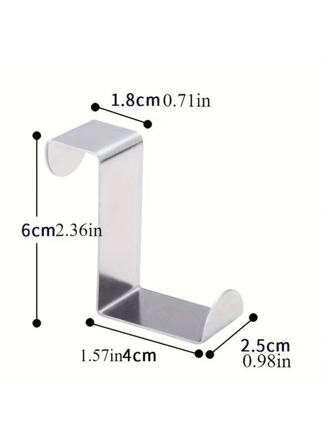 3 قطع من خطاطيف Z الأسود غير اللامع للمطبخ، طاولة بجانب السرير، باب قابل للطي، سهل التركيب - Image 4