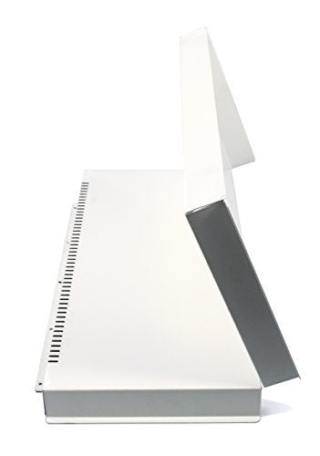 Camco Camper/RV Stove Top Cover | Features Hinged Design for Easy Access to Front Burners & Fits Most 3 or 4 Burner RV/Boat Stoves | Crafted of 20-Gauge Steel w/Powder-Coated Finish | White (43557) - Image 4