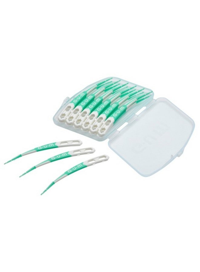 جم أعواد تنظيف الأسنان GUM Soft-Picks المتطورة سهلة الاستخدام لتنظيف الأسنان وصحة اللثة، فرشاة أسنان للاستخدام مرة واحدة مع حقيبة حمل مريحة، أعواد تنظيف أسنان موصى بها من قبل أطباء الأسنان، 90 قطعة (عبوة من 4 قطع) - Image 4