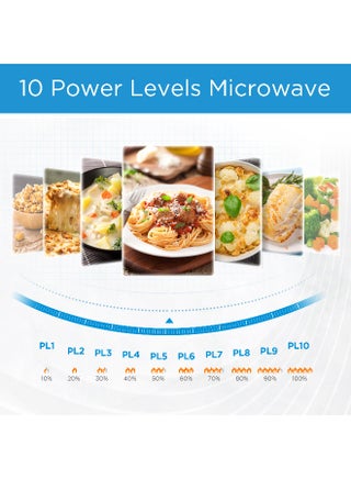 Midea Microwave Oven Digital 20 L 700 W EM720C2GSS White 20 L 700 W EM720C2GSS white - view 5