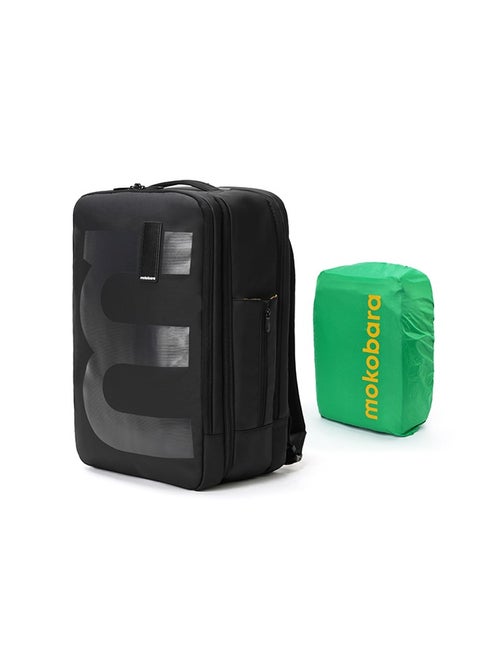 MOKOBARA The EM Travel Backpack 45L Premium 16" Unisex Multipurpose Backpack (Black)