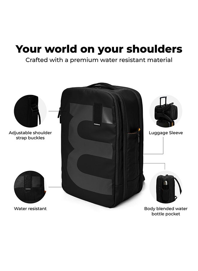 Mokobara MOKOBARA The EM Travel Backpack 45L Premium 16" Unisex Multipurpose Backpack (Black)  - Image 5