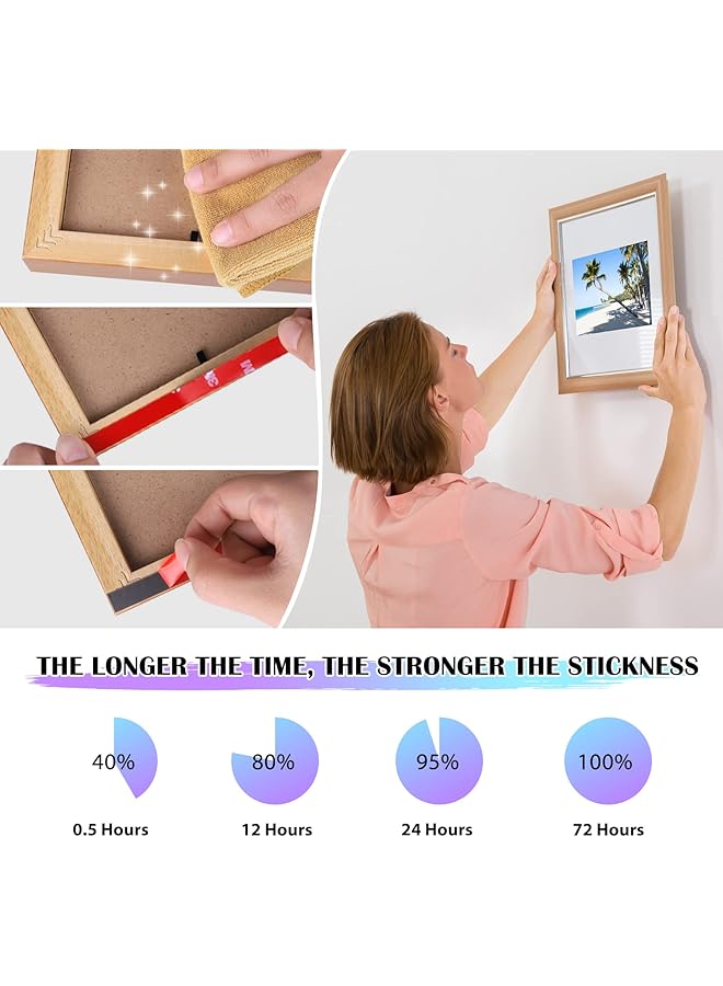 إيروريكس شريط لاصق مزدوج الجوانب، شريط تثبيت شديد التحمل، 33 قدمًا × 0.4 بوصة، شريط رغوي لاصق مصنوع من 3M Vhb للاستخدام المنزلي والمكتب والسيارة والديكور بالسيارات - Image 5