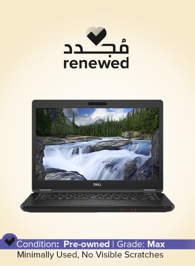 DELL Renewed - Latitude 5490 Laptop With 14-Inch Display,Intel Core i5 Processor/7th Gen/8GB RAM/256GB SSD/Intel HD Graphics 620 English/Arabic Black - Image 1