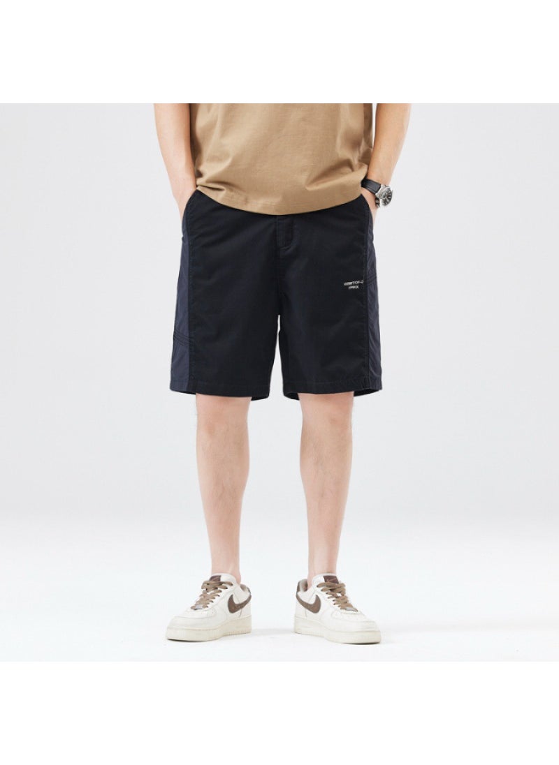 Generic - 2024 Summer New Mens Shorts Trendy American Style Casual Versatile Outdoor Vintage Work Pants Loose Fit Chinese Made Camel - Image 1
