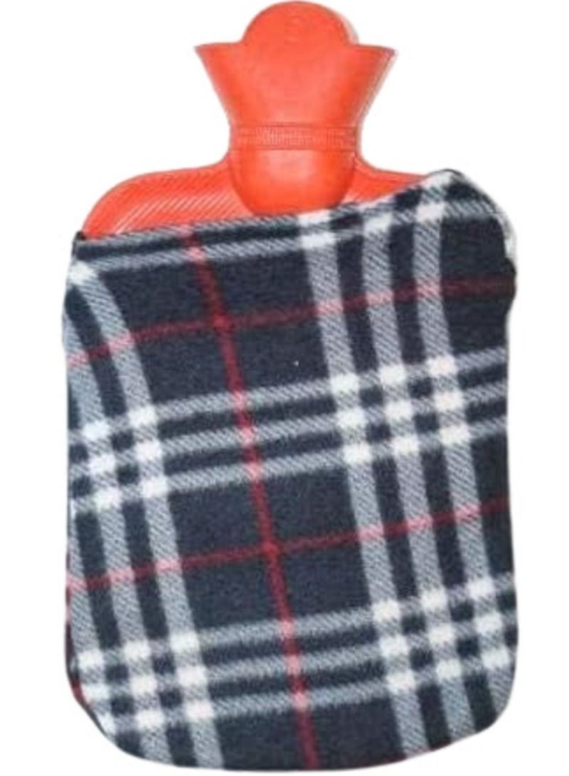 Hot Rubber Water Bag with Colored Protection Cloth Cover - Multicolor - Packaging May Vary - Image 2