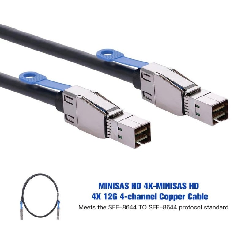 Chenyang Mini SAS SFF-8644 to SFF-8644 High Density HD Data Server Raid Cable 0.5M - Image 2