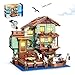 HSANHE Fishermans Wharf House Mini Bricks Building Kit Ideas Creative Architecture Building Toys Birthday Gift for Adult Boys Girls 2046 Pieces Not Compatible with Lego Set - Image 3