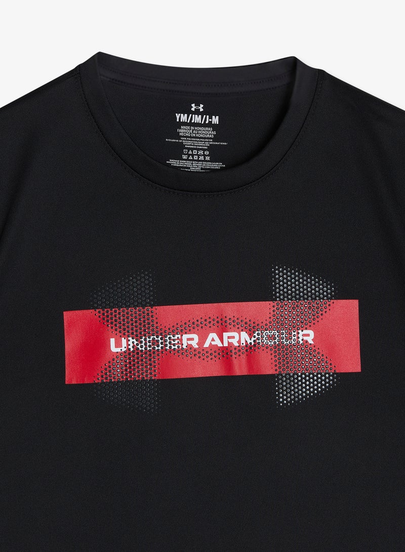 UNDER ARMOUR Youth Tech Graphic T-Shirt - Image 3