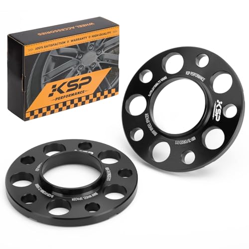 KSP PERFORMANCE KSP 5X120mm Wheel Spacers,12.7mm Hubcentric Forged Tuning Spacer for E36 E46 E90 E92 E60,2pc 1/2"(12.7mm) Aluminum Adapters, 72.56mm Hub Bore for 318i 323i 325i 328i 330i 335i 525i 545i No Lug Bolts - Image 1