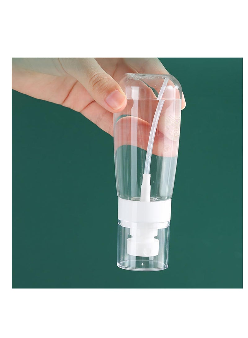 ECVV زجاجة بخاخ للسفر ECVV سعة 100 مل، بخاخ مكياج فارغ برذاذ ناعم، عبوة سميكة من مادة PETG قابلة لإعادة التعبئة، عبوة من 3 عبوات مقاومة للتسرب للعطور السائلة والزيوت الأساسية والتونر - Image 3