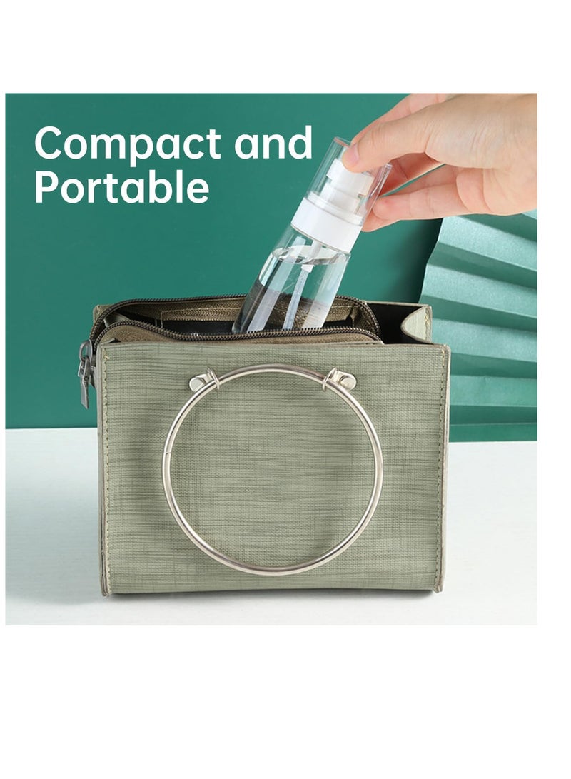 ECVV زجاجة بخاخ للسفر ECVV سعة 100 مل، بخاخ مكياج فارغ برذاذ ناعم، عبوة سميكة من مادة PETG قابلة لإعادة التعبئة، عبوة من 3 عبوات مقاومة للتسرب للعطور السائلة والزيوت الأساسية والتونر - Image 5