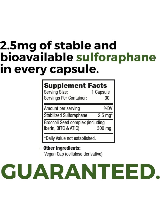 BrocElite - Stabilized Sulforaphane - Vegetable Supplement For Kids - Broccoli Extract - Joint Support And Neuron Supplement For Children - 30 Ct - Image 1