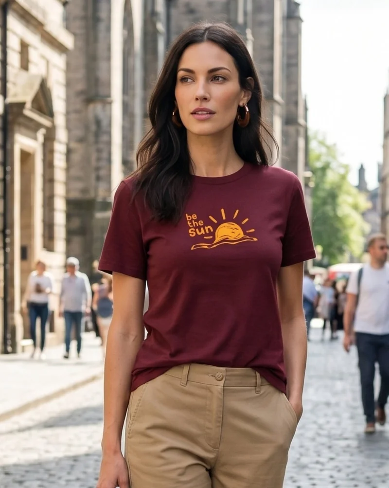نوبيرو Nobero 100% Cotton T-Shirts for Women Stylish | Regular Fit | Graphic Printed T Shirts for Women 180 GSM  Combed Cotton | Crew Neck Half Sleeve
