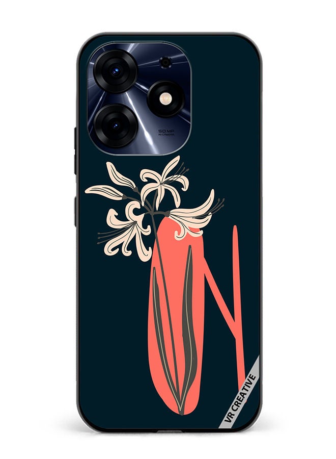 VR CREATIVE Protective Case Cover For Tecno Spark 10 Pro Alphabet N Design Multicolour - Image 1