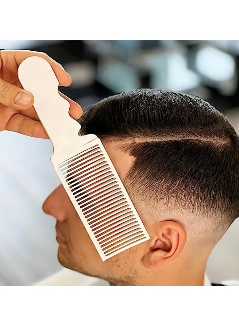 ORiTi Professional Curved Clipper Comb Barber Cutting Comb Heat Resistant Clipper Comb Blending Flat Top Comb - Image 1