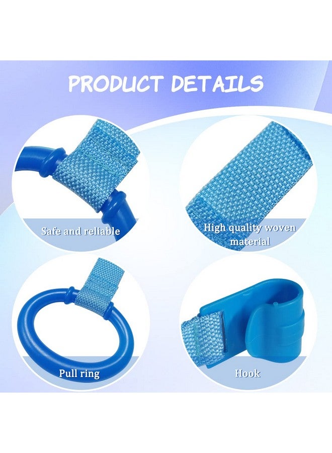 yuntop 4 Pcs 4 Colors Plastic Baby Crib Pull Rings Kids Walking Exercises Assistant Stand Up Rings Baby Cot Hanging Rings For Infant Baby Toddler Practice Tool  - Image 4