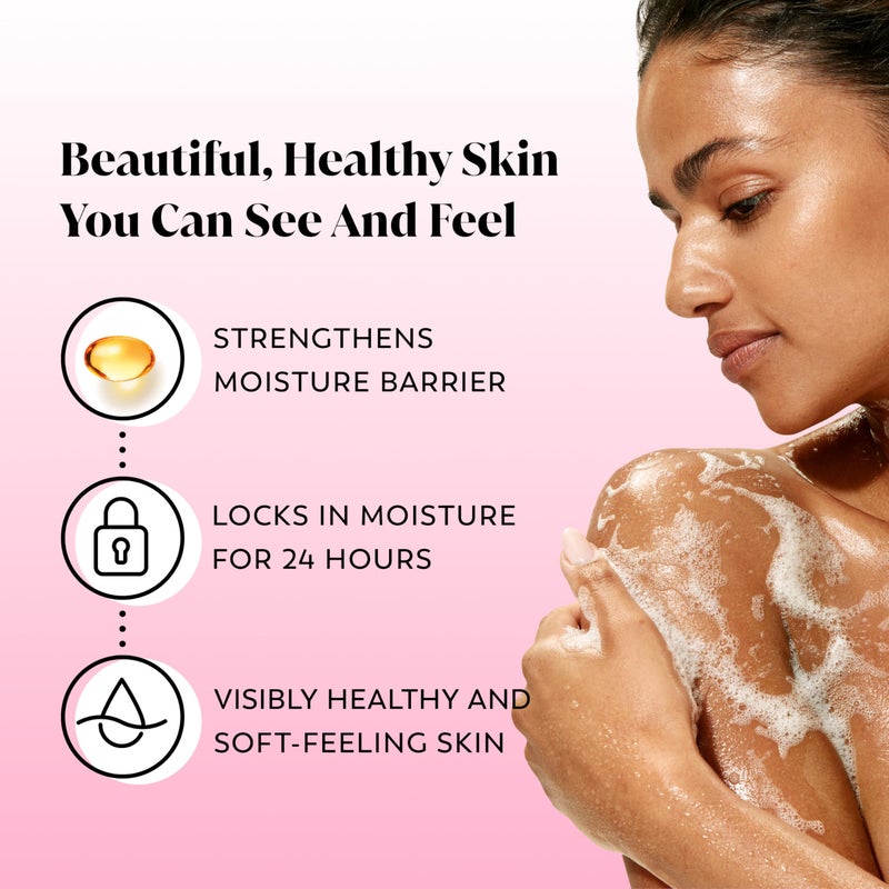 Olay Body Wash for Women, Ultra Moisture, For Sensitive Skin, Soothing Formula, 24hr Moisturizing, Hydrating & Refreshing, B3 Vitamin Complex, Free of Parabens & Phthalates, Oat Extract Scent,22 fl oz - Image 2