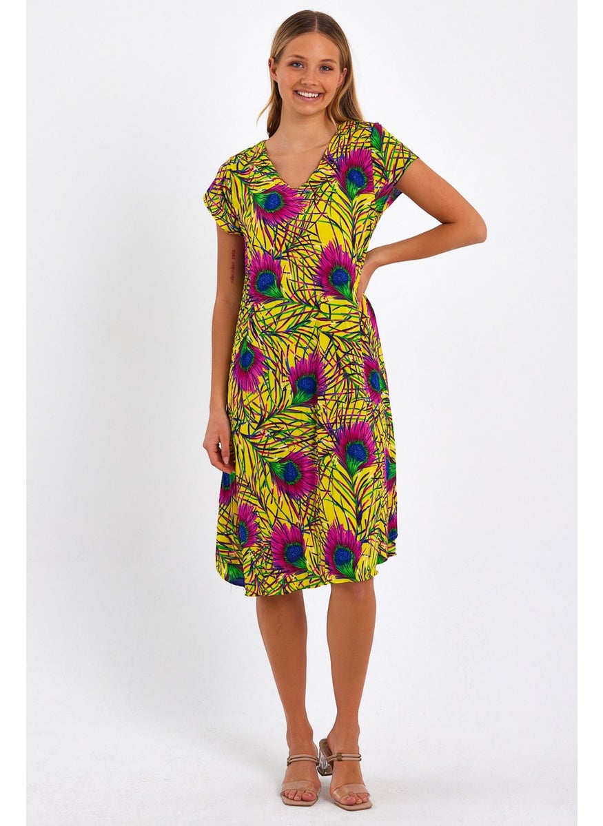 Rodi Women's Patterned Dress DS23YB0011T5  - Image 4