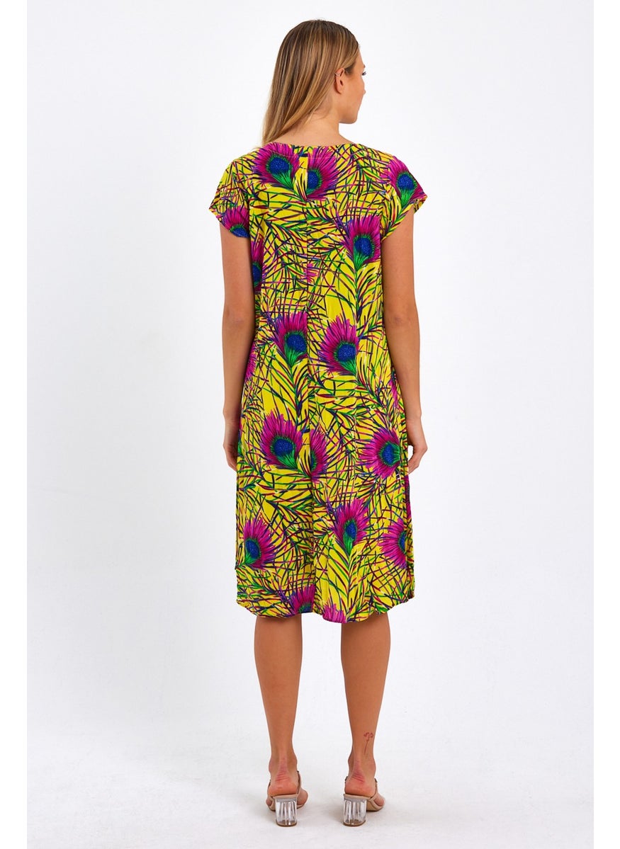 Rodi Women's Patterned Dress DS23YB0011T5  - Image 5