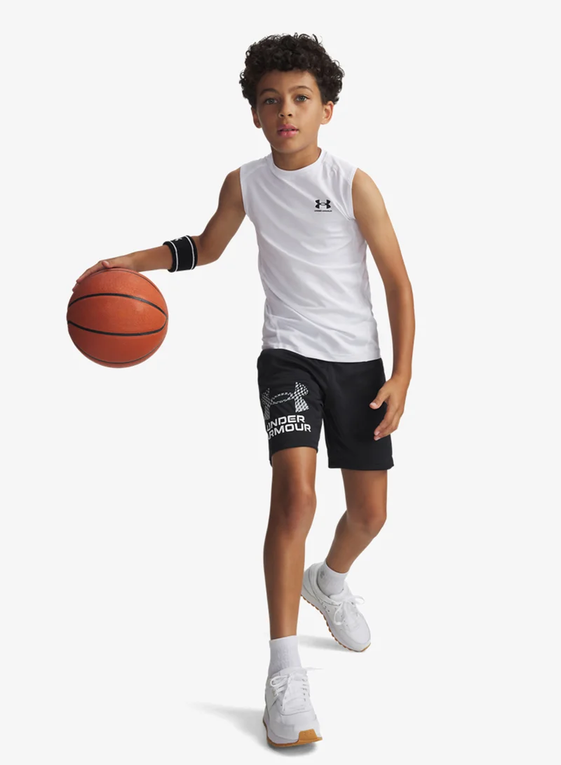 Under Armour  Youth Tech Logo Training Shorts  | Best Price UAE
