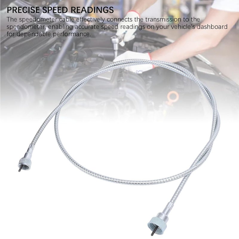 aqxreight 70 Inch Truck Speedometer Cable - Metal Cable for Precise Speed Signal Transfer - OE Number 47 17260 MH Compatible with Manual and Automatic Transmissions - Image 5