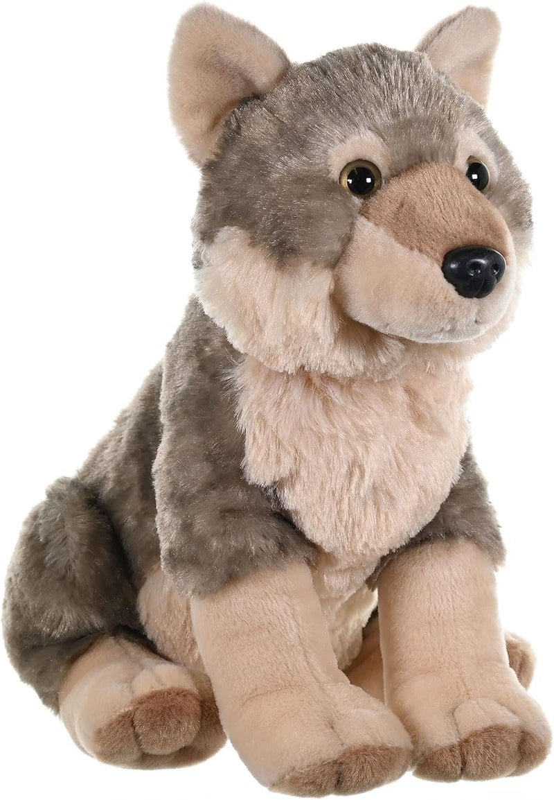 وايلد ريبابليك دمية ذئب برية من ، حيوان محشو، لعبة قطيفة، هدايا للأطفال، Cuddlekins، 12 بوصة - Image 1