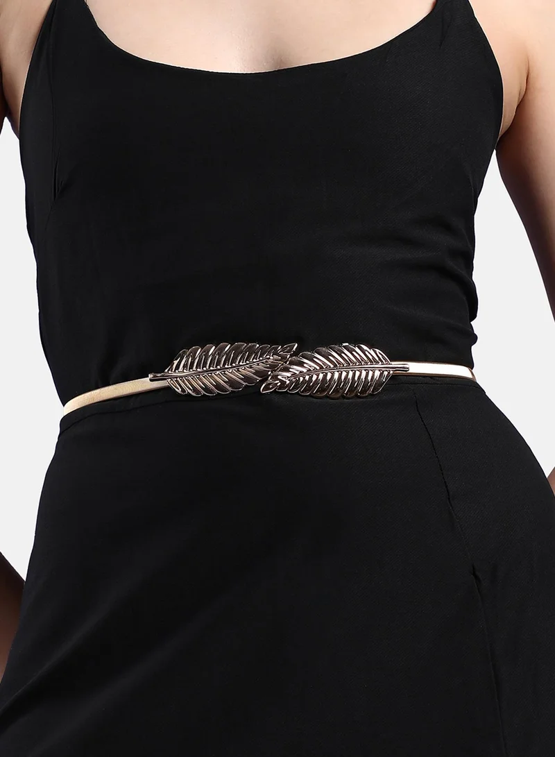 Haute Sauce -Toned Embellished Belt