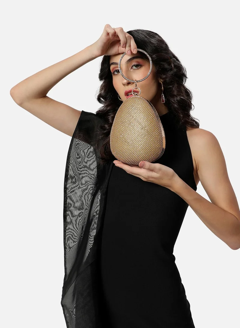 صوص هاوت Embellished Oval Clutch